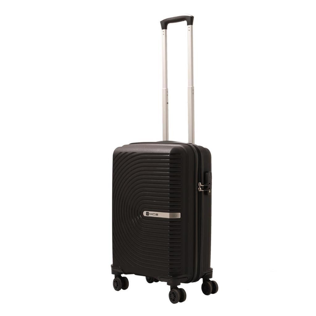 MÇS Kabin Boy Kırılmaz Silikon Seyahat Valizi Bavulu V374 Siyah