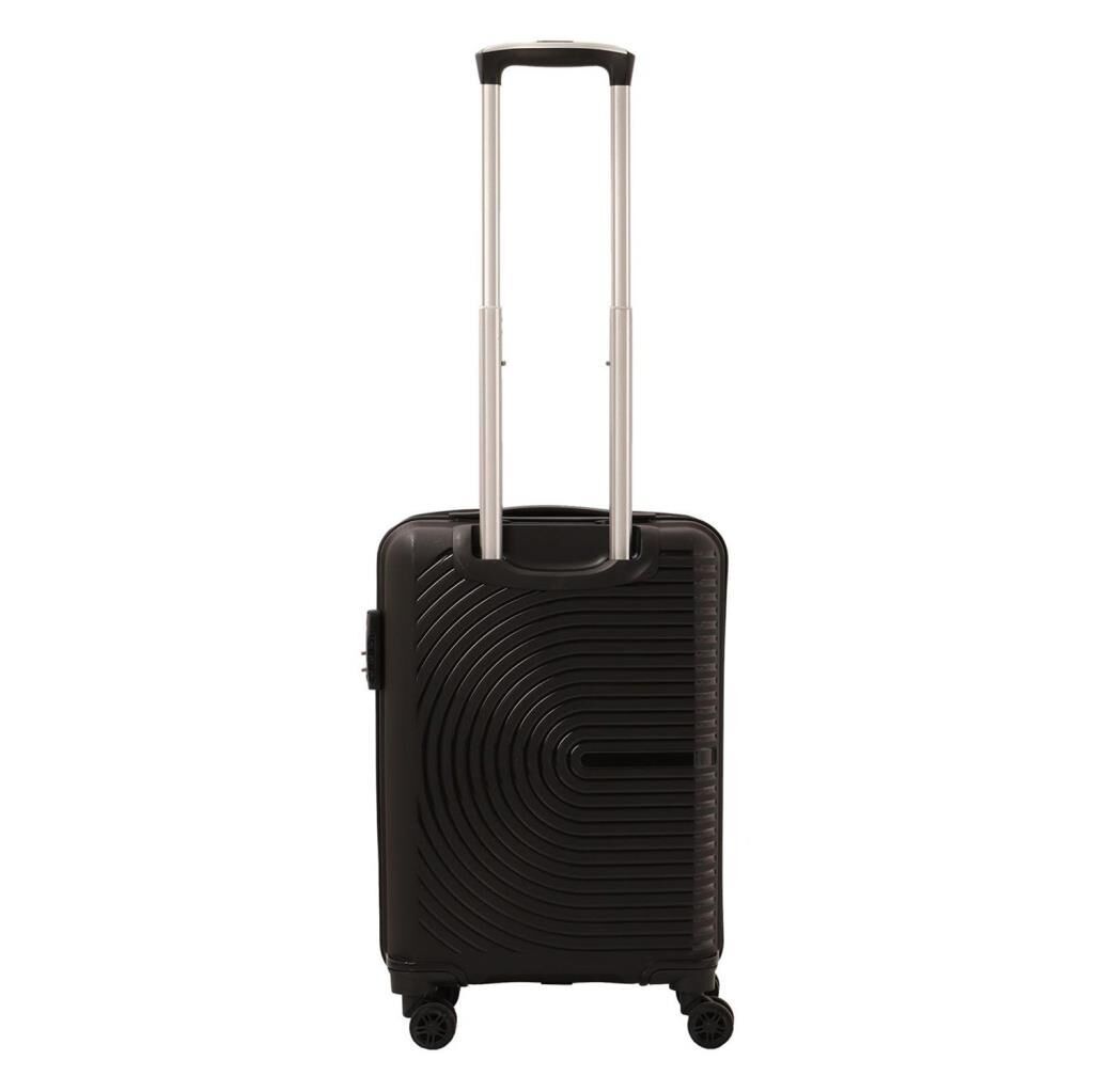 MÇS Kabin Boy Kırılmaz Silikon Seyahat Valizi Bavulu V374 Siyah