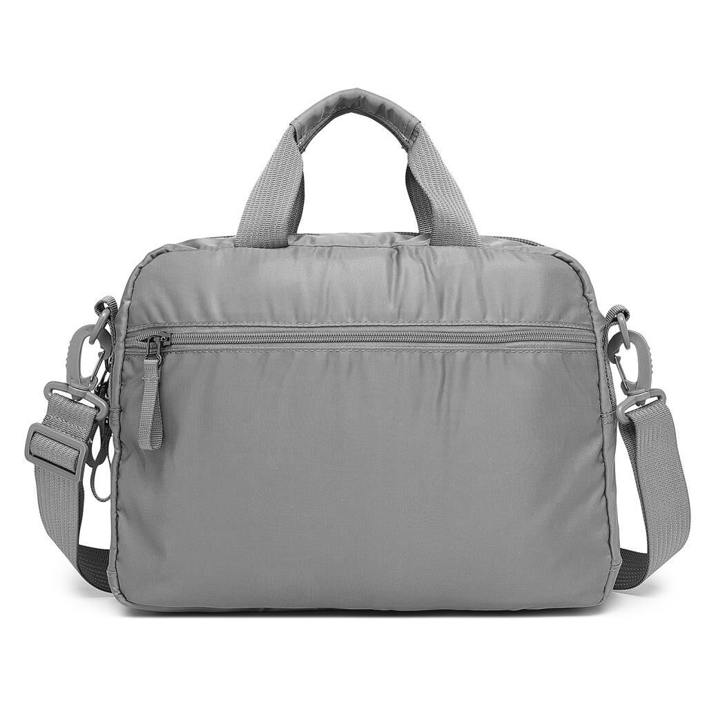 Smart Bags Yumuşak Kumaş Uniseks Evrak ve Laptop Çantası 8724 Gri