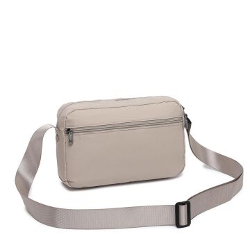 Smart Bags Ekstra Hafif Kumaş Kadın Postacı Çantası 3148 Bej