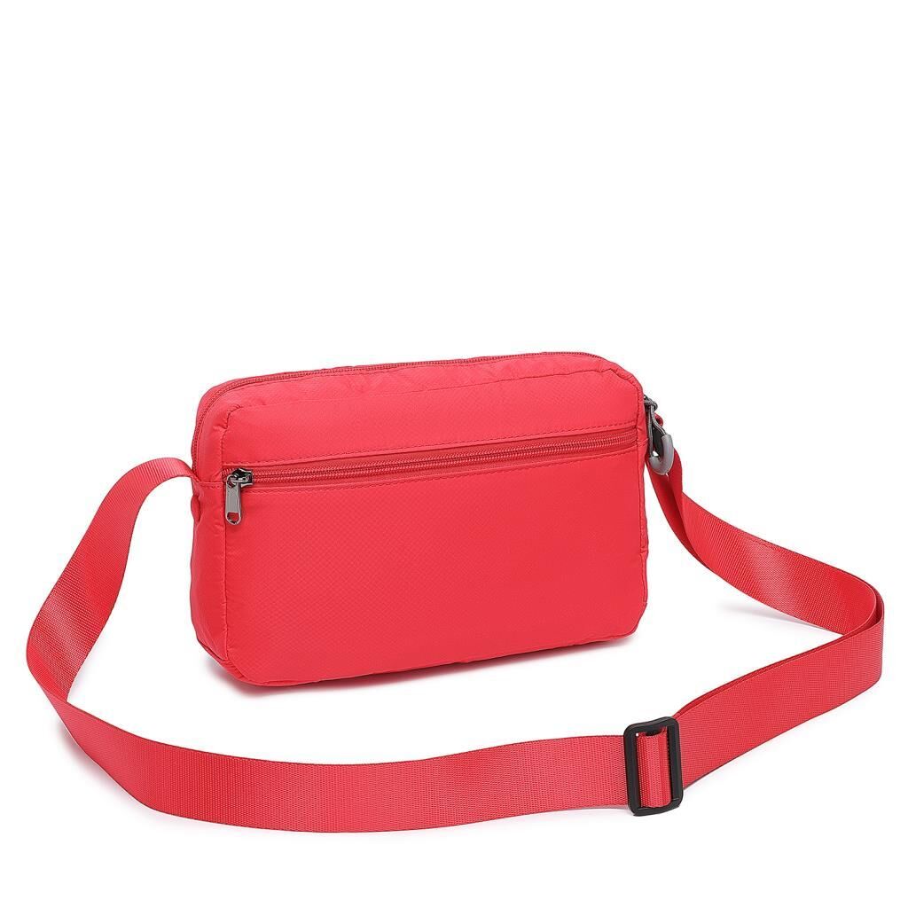 Smart Bags Ekstra Hafif Kumaş Kadın Postacı Çantası 3148 Kırmızı