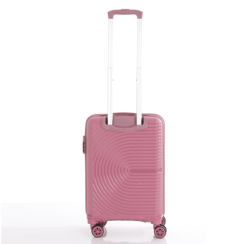 MÇS Kabin Boy Kırılmaz Silikon Seyahat Valizi Bavulu V374 K.Pudra