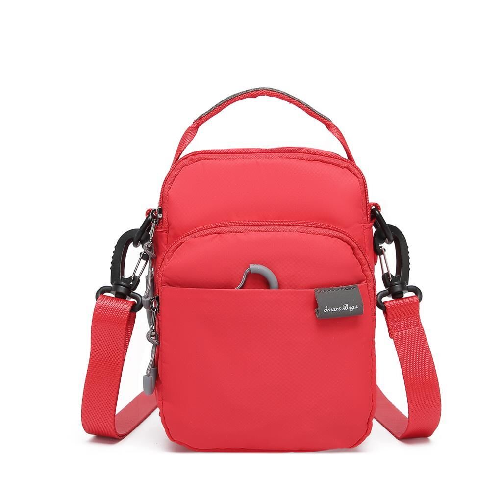 Smart Bags Mini Boy Ekstra Hafif Uniseks Postacı Çantası 3152 Kırmızı