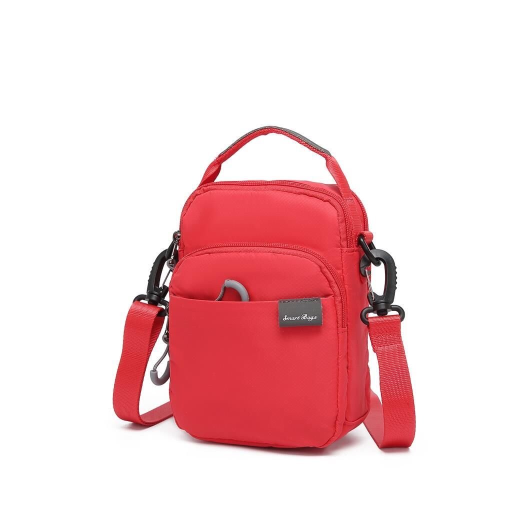 Smart Bags Mini Boy Ekstra Hafif Uniseks Postacı Çantası 3152 Kırmızı