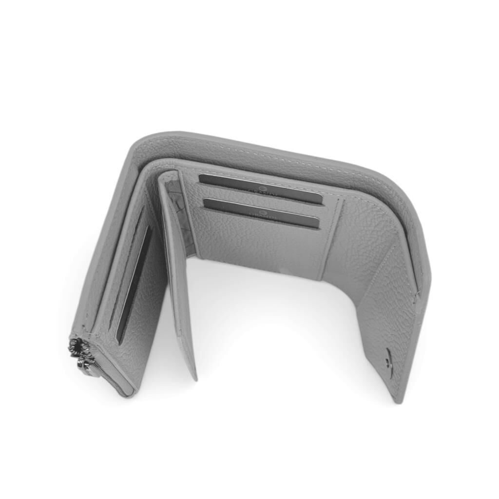 Grande Gerçek Deri Kadın Cüzdanı Hakiki Deri Küçük Boy Fuşya