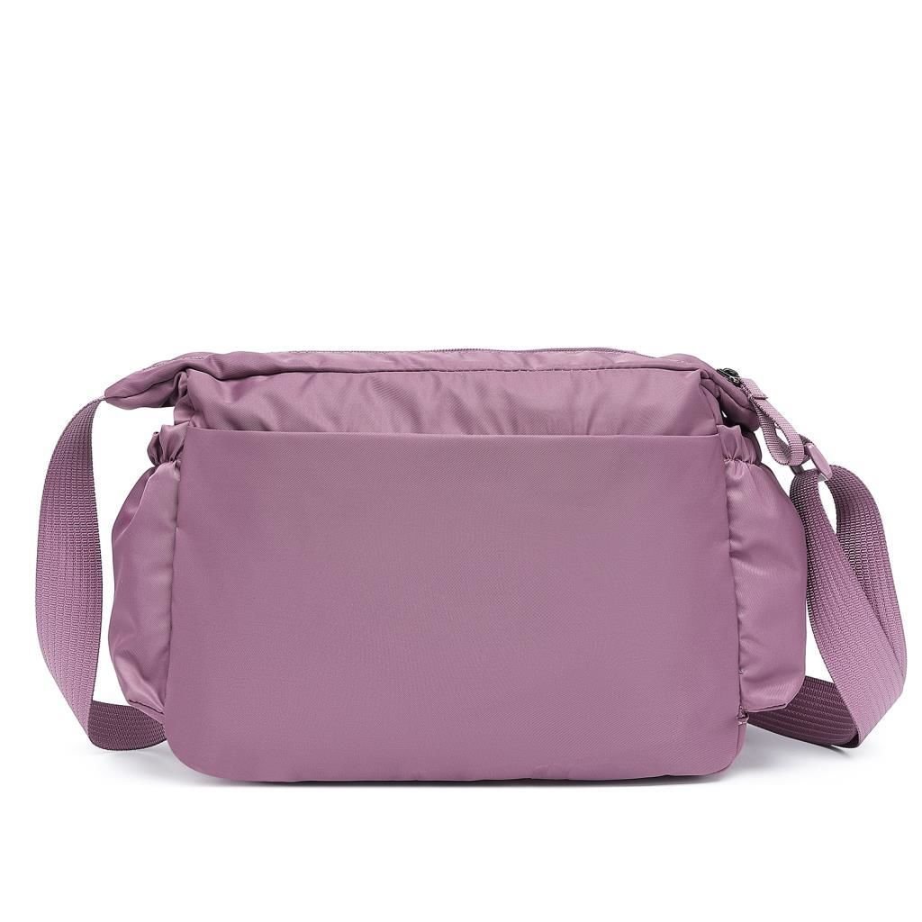 Smart Bags Yumuşak Kumaş Askılı Postacı Kadın Çantası 8725 Mürdüm