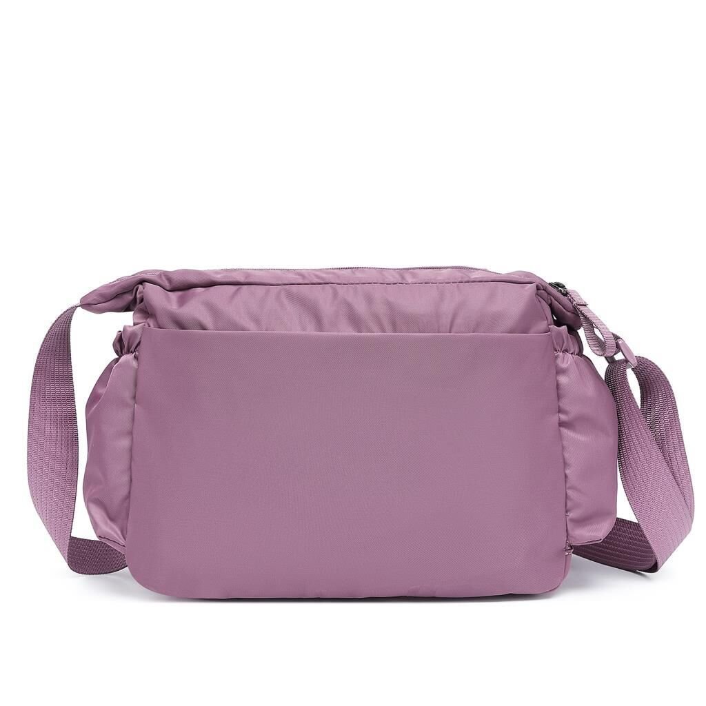 Smart Bags Yumuşak Kumaş Askılı Postacı Kadın Çantası 8725 Mürdüm