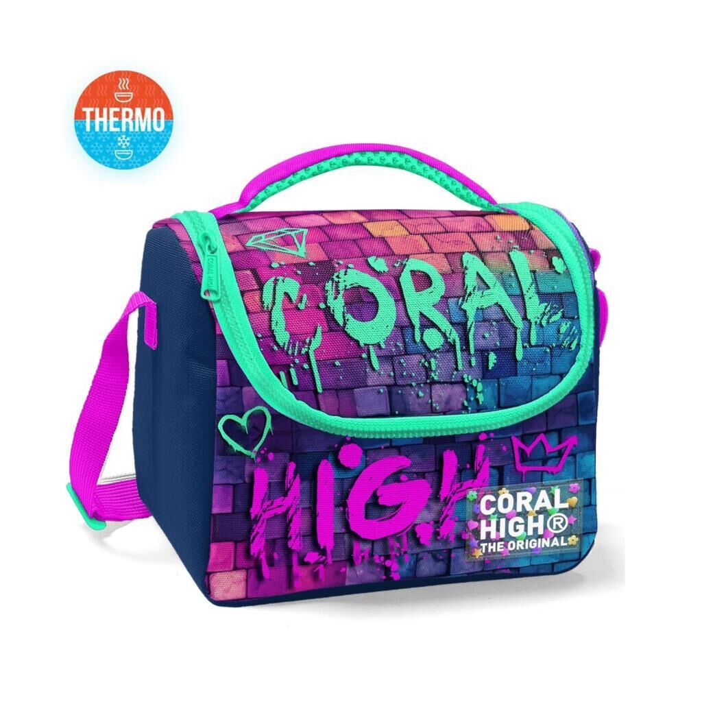 Coral High Thermo Beslenme Çantası Graffiti Desenli 11769