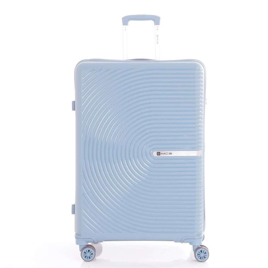 MÇS Orta Boy Kırılmaz Silikon Seyahat Valizi Bavulu V374 Lila