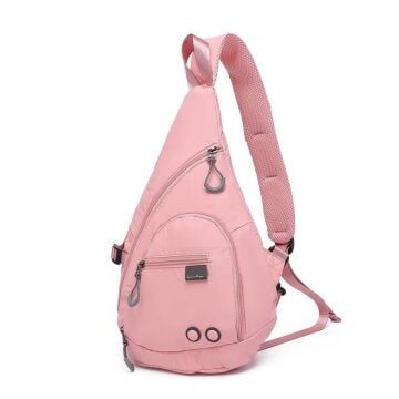 Smart Bags Ekstra Hafif Uniseks Bodybag Omuz Çantası 3228 Pudra