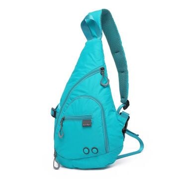 Smart Bags Ekstra Hafif Uniseks Bodybag Omuz Çantası 3228 Turkuaz