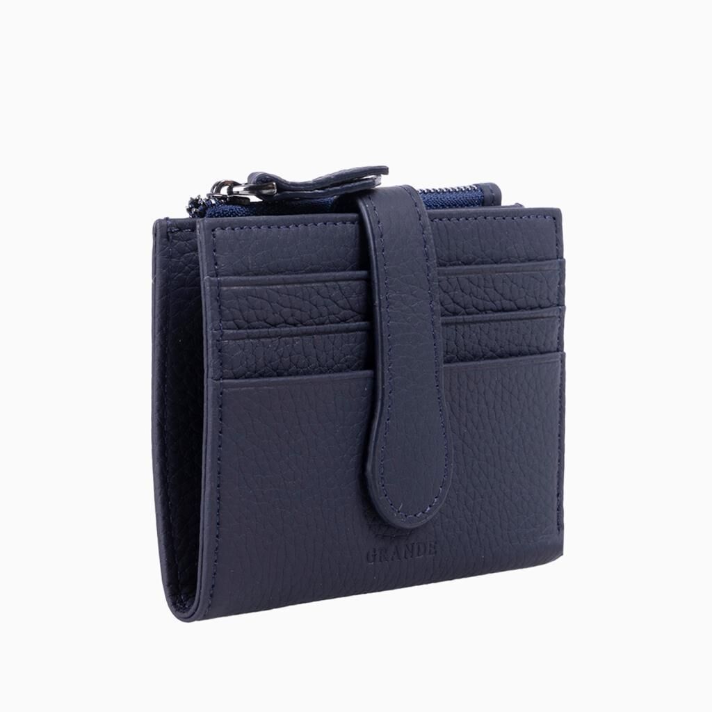 Grande Gerçek Deri Kadın Cüzdanı Hakiki Deri Küçük Boy Laci