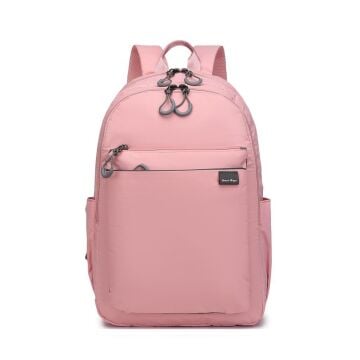 Smart Bags Ekstra Hafif Büyük Boy Uniseks Sırt Çantası 3229 Pudra