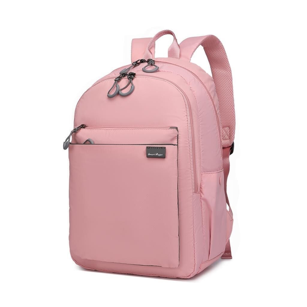 Smart Bags Ekstra Hafif Büyük Boy Uniseks Sırt Çantası 3229 Pudra
