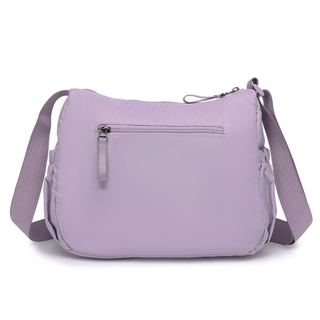Smart Bags Yumuşak Kumaş Askılı Postacı Kadın Çantası 8730 Lila