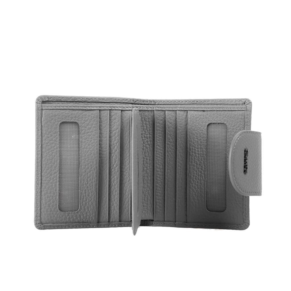 Grande Gerçek Deri Kadın Cüzdanı Hakiki Deri Küçük Boy Mint