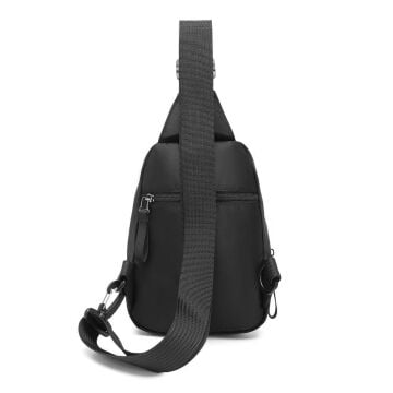 Smart Bags Yumuşak Kumaş Postacı Bodybag Kadın Çantası 8726 Siyah