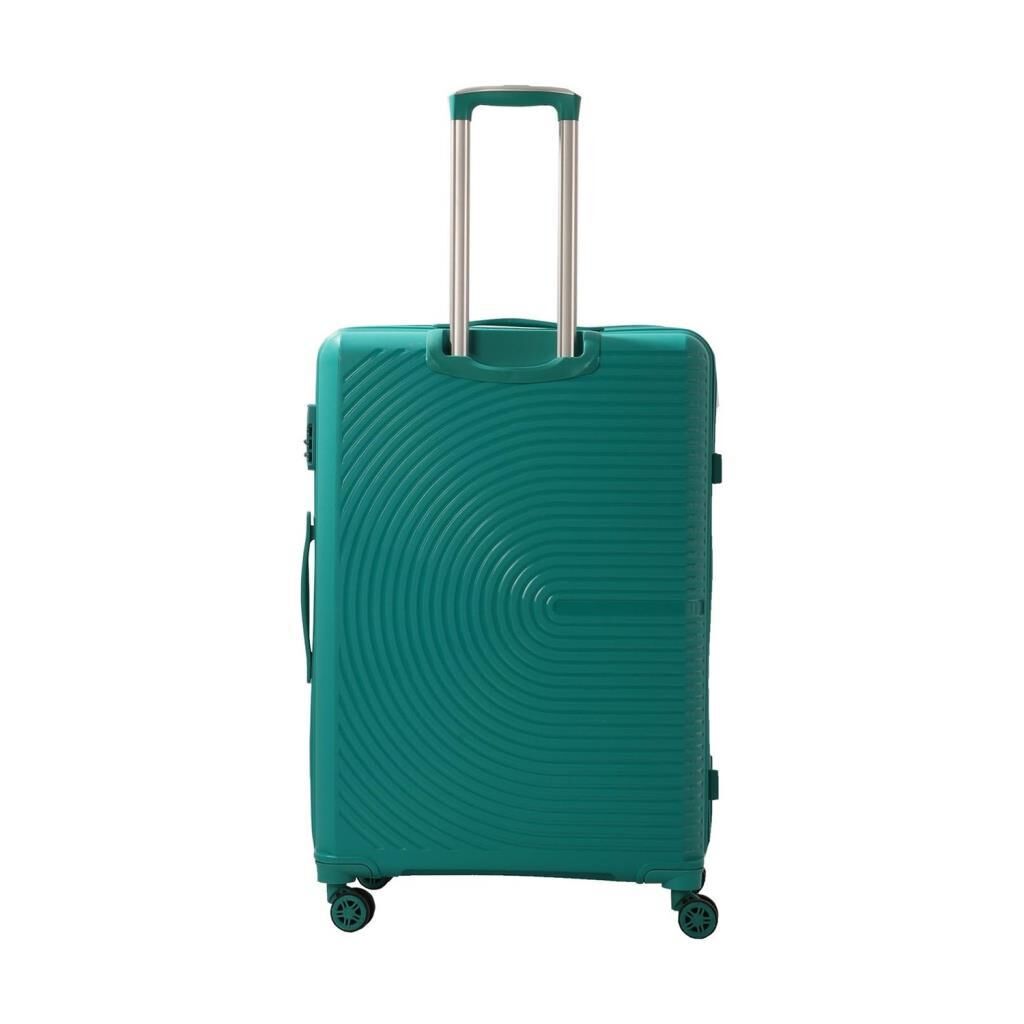 MÇS Büyük Boy Kırılmaz Silikon Seyahat Valizi Bavulu V374 Pudra