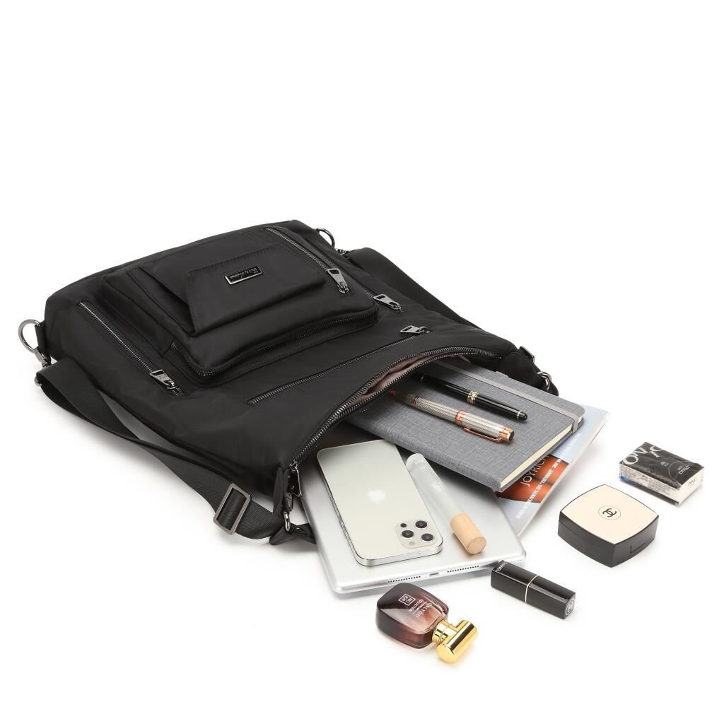 Barcelona Saten Kumaş Kadın Sırt ve Omuz Çantası 2129 135 Açık Bej