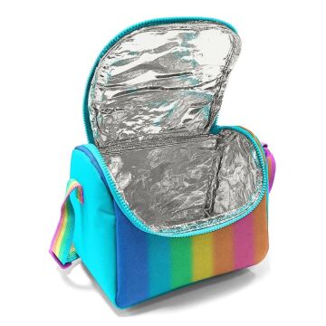 Coral High Thermo Beslenme Çantası Renkli Çizgili Desenli 22773