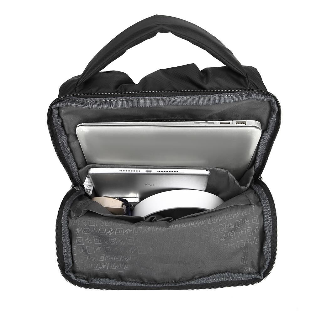 Smart Bags Ekstra Hafif Kumaş Uniseks Sırt Çantası 3202 Açık Kahve