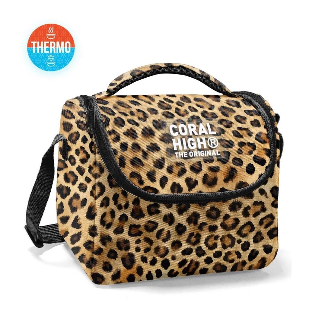 Coral High Thermo Beslenme Çantası Leopar Desenli 22781