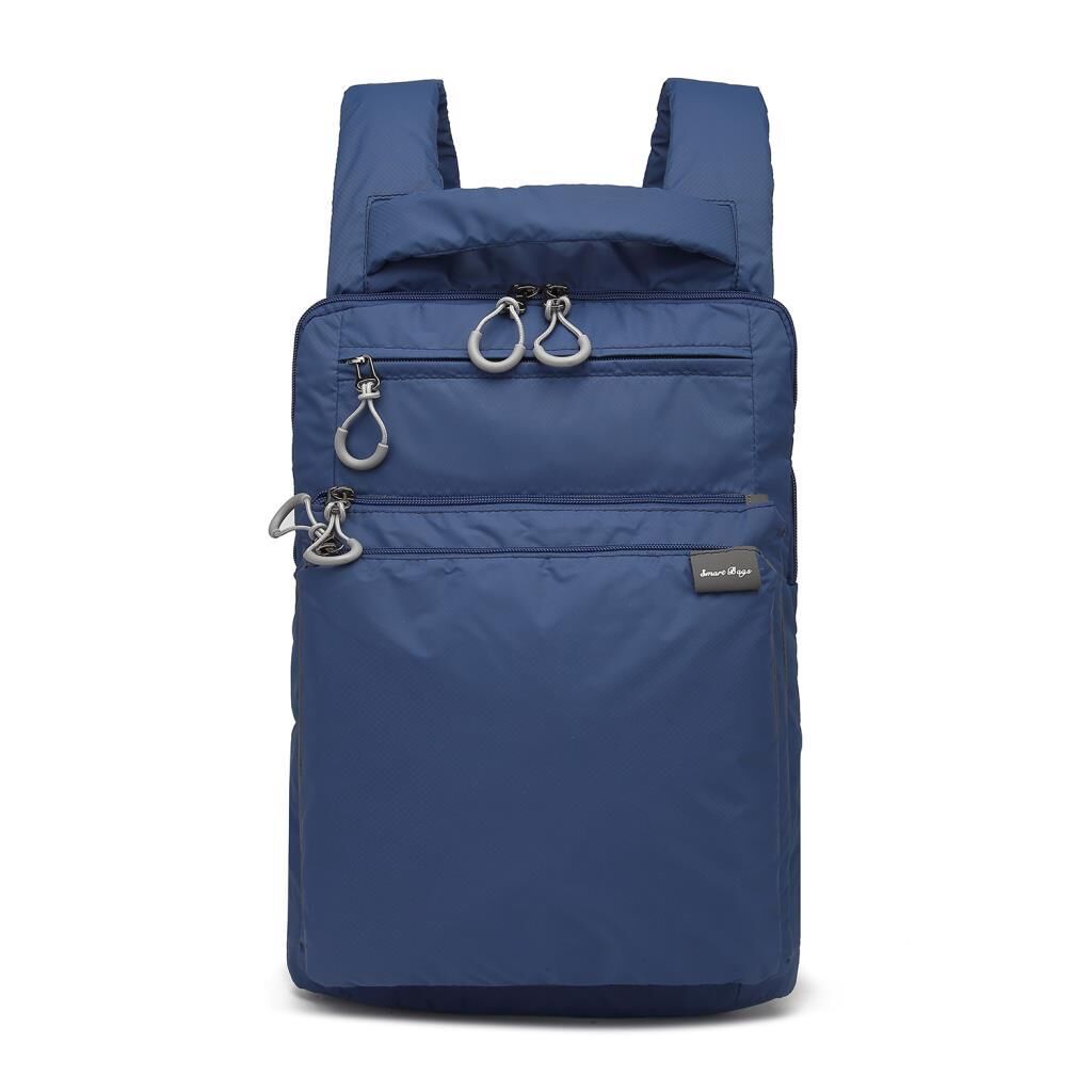 Smart Bags Ekstra Hafif Kumaş Uniseks Sırt Çantası 3202 Lacivert