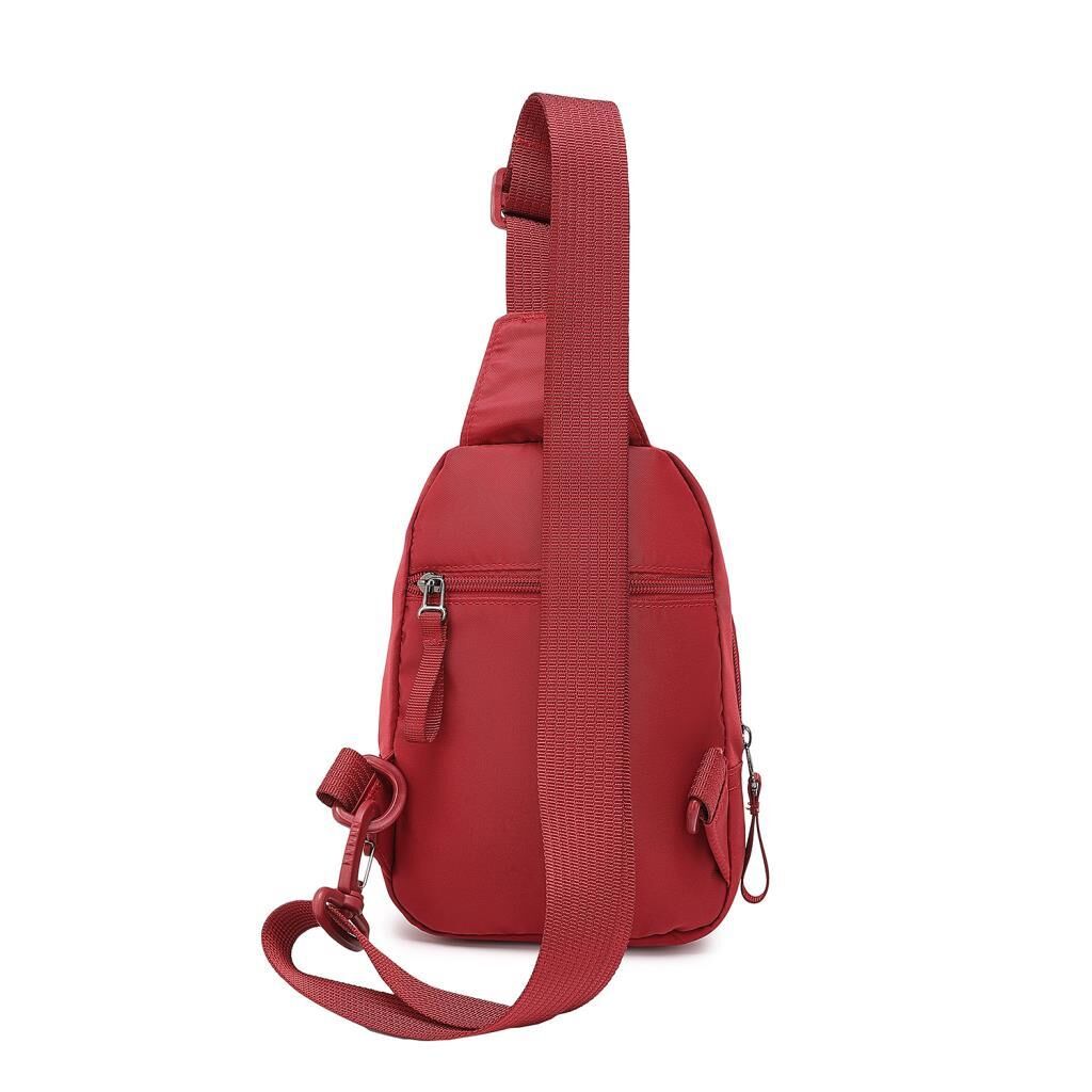 Smart Bags Yumuşak Kumaş Postacı Bodybag Kadın Çantası 8726 Vişne