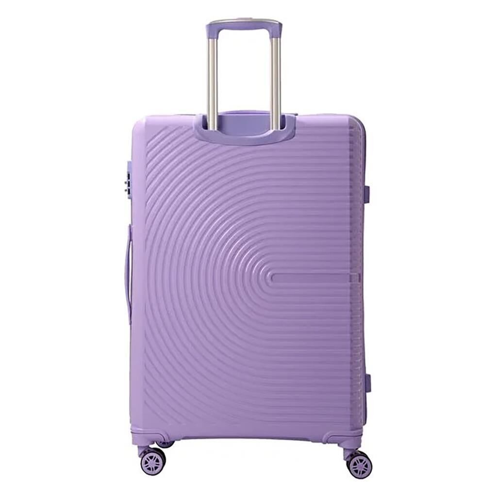 MÇS Büyük Boy Kırılmaz Silikon Seyahat Valizi Bavulu V374 Lila