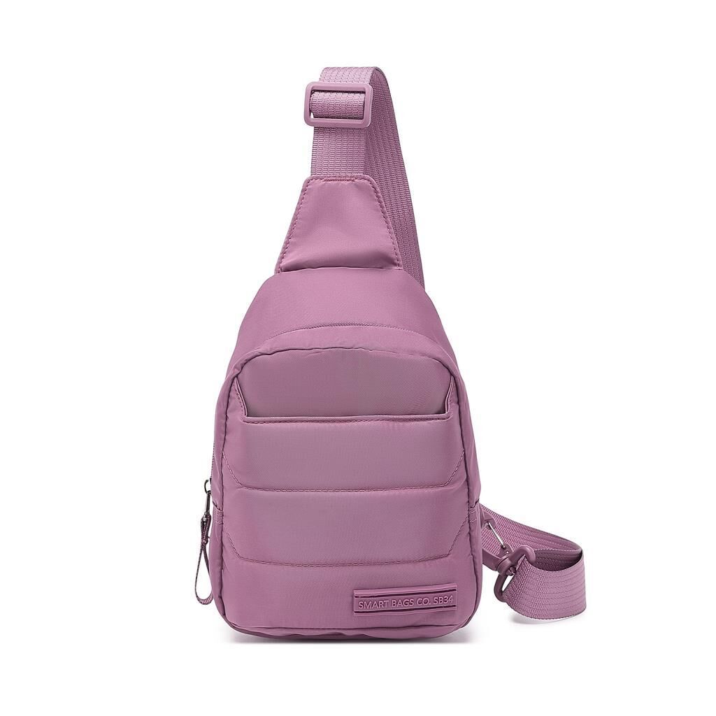 Smart Bags Yumuşak Kumaş Postacı Bodybag Kadın Çantası 8726 Mürdüm