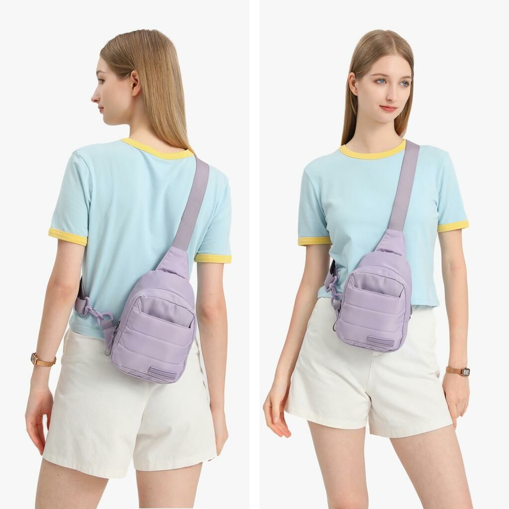 Smart Bags Yumuşak Kumaş Postacı Bodybag Kadın Çantası 8726 Mürdüm