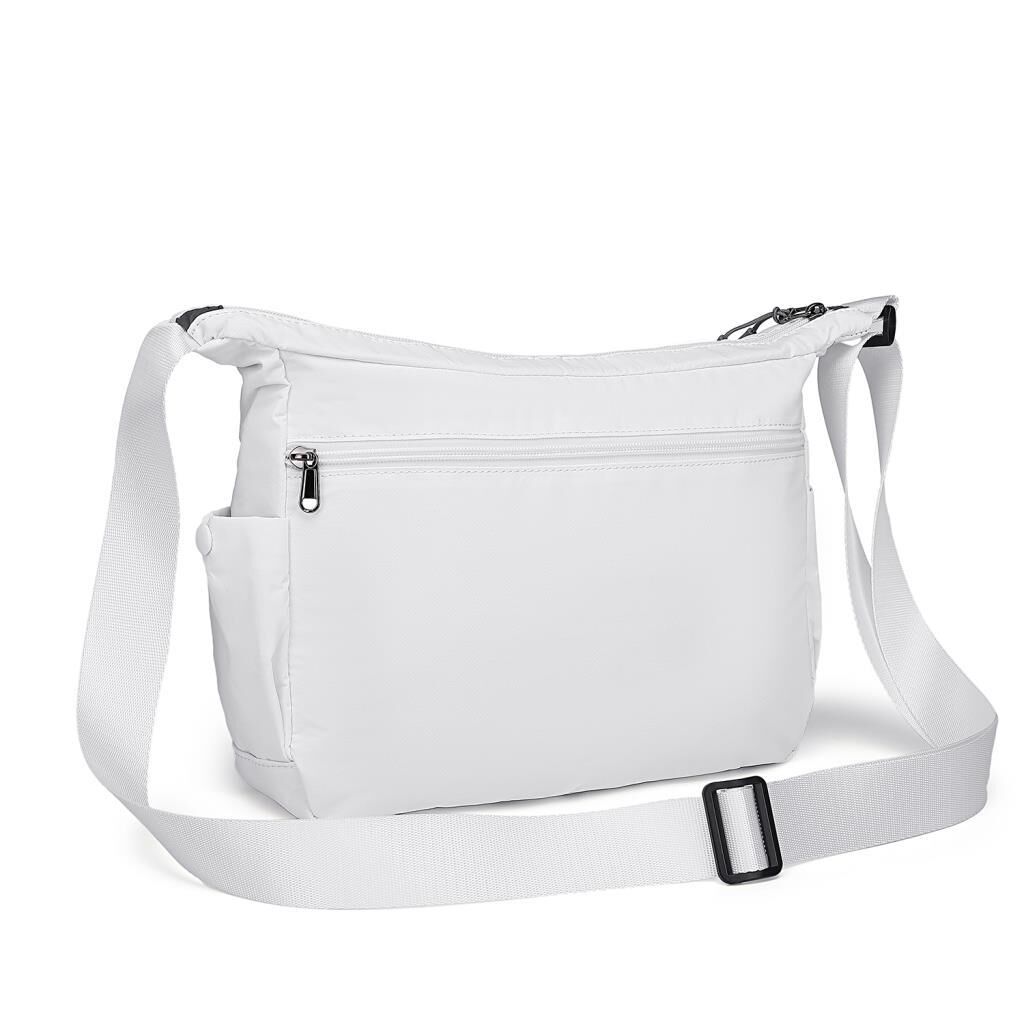 Smart Bags Ekstra Hafif Kumaş Kadın Postacı Çantası 3146 Gri