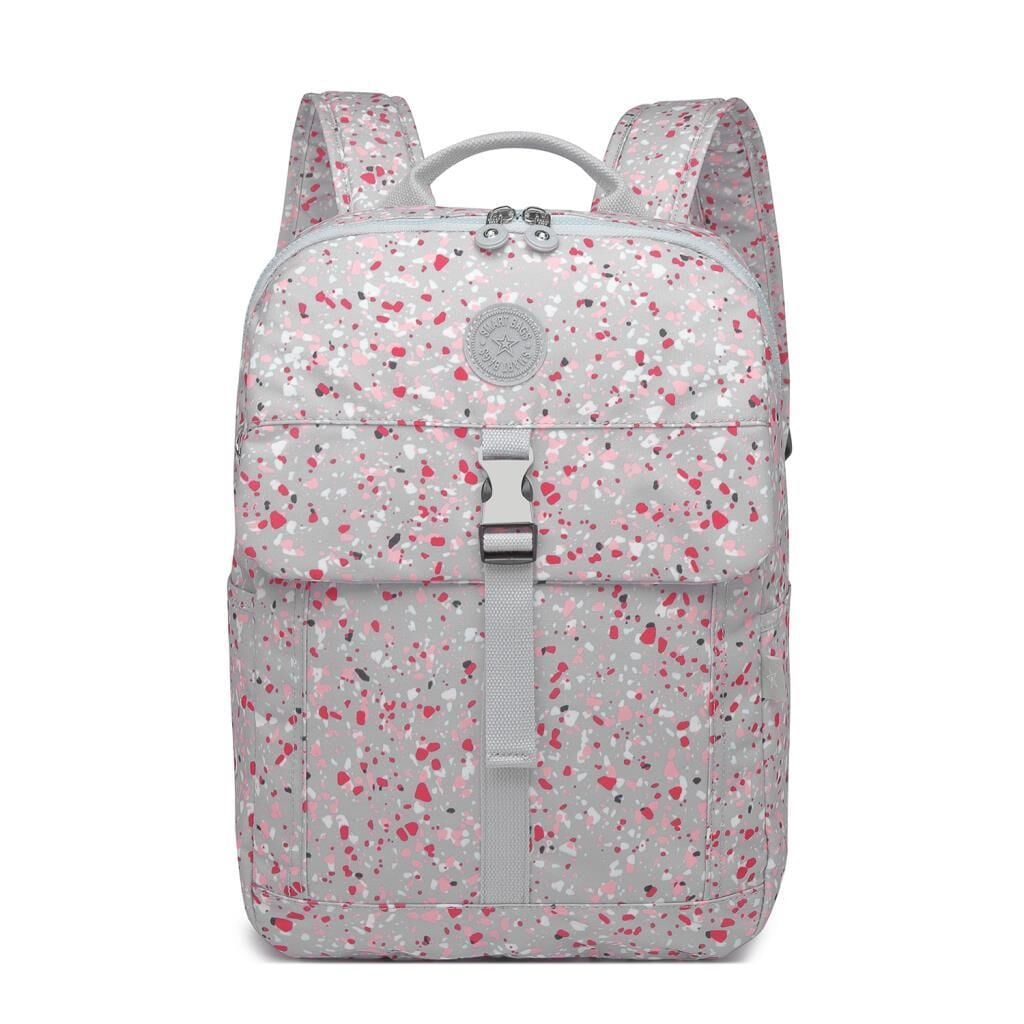 Smart Bags Kadın Sırt Çantası Büyük Boy Krinkıl Kumaş 3183 Parçacıklar