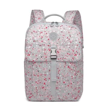 Smart Bags Kadın Sırt Çantası Büyük Boy Krinkıl Kumaş 3183 Parçacıklar