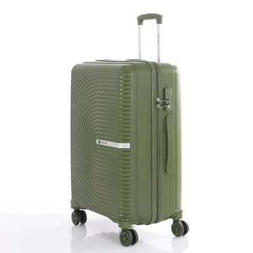 MÇS Büyük Boy Kırılmaz Silikon Seyahat Valizi Bavulu V374 Haki