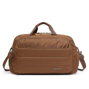 Smart Bags Yumuşak Kumaş Uniseks Spor ve Seyahat Çantası 8727 Camel