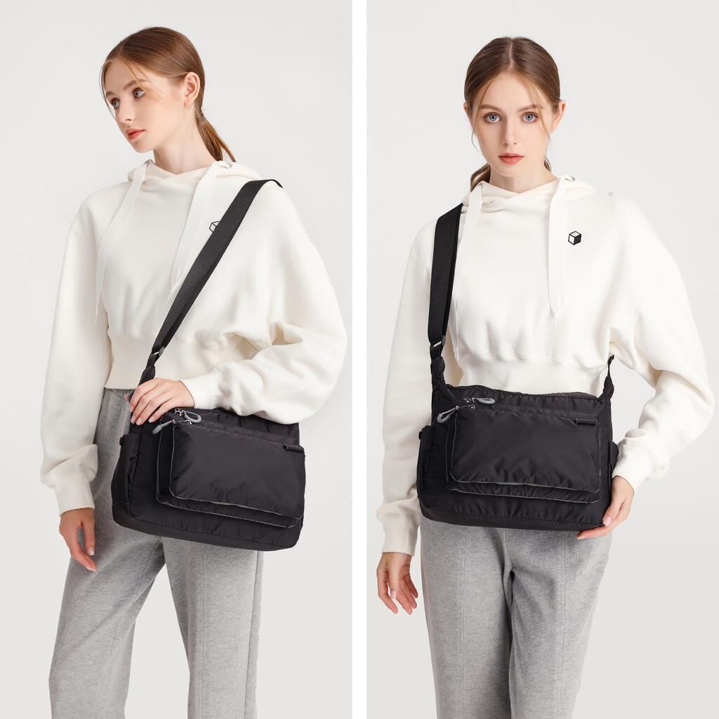 Smart Bags Ekstra Hafif Kumaş Kadın Postacı Çantası 3146 J.Mavi