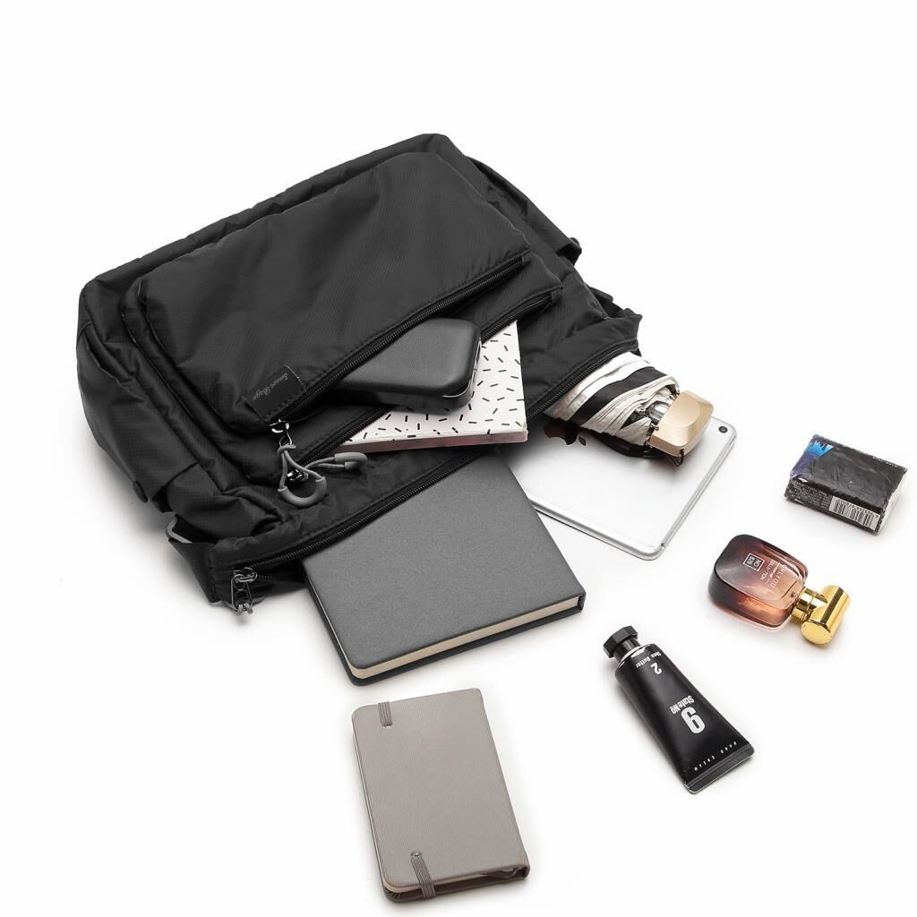 Smart Bags Ekstra Hafif Kumaş Kadın Postacı Çantası 3146 J.Mavi