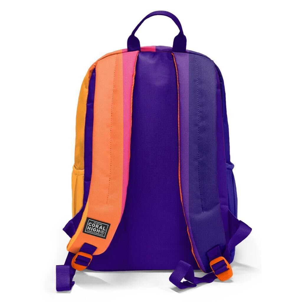 Coral High 2li Set Desenli Okul Çantası Beslenme 23674