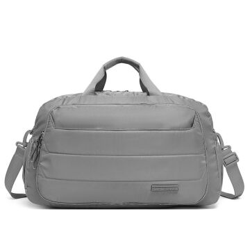 Smart Bags Yumuşak Kumaş Uniseks Spor ve Seyahat Çantası 8727 Gri