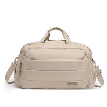 Smart Bags Yumuşak Kumaş Uniseks Spor ve Seyahat Çantası 8727 Bej