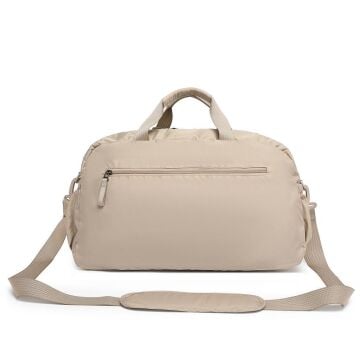 Smart Bags Yumuşak Kumaş Uniseks Spor ve Seyahat Çantası 8727 Bej