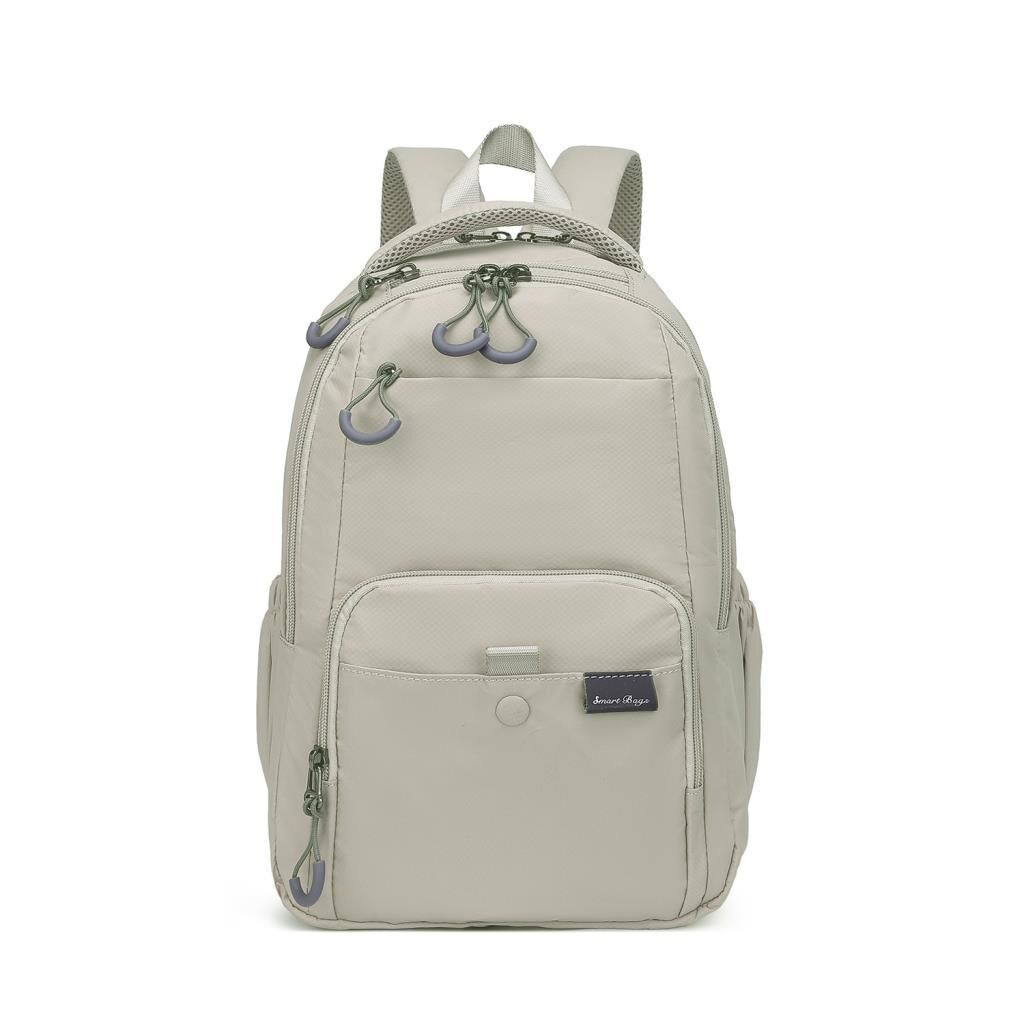 Smart Bags Ekstra Hafif Orta Boy Uniseks Sırt Çantası 3243 Açık Gri