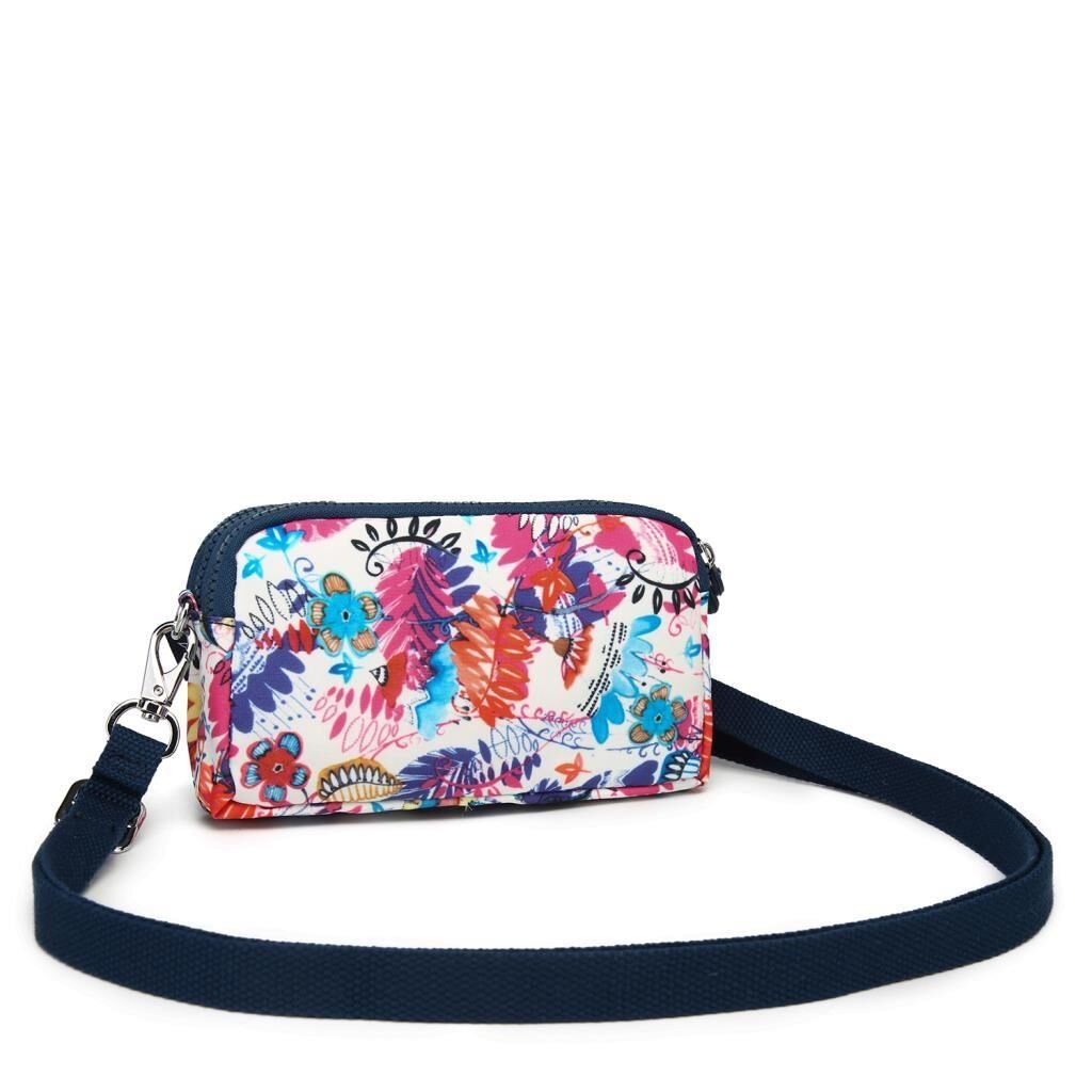 Smart Bags Mini Boy Postacı Çantası ve Cüzdanı Krinkıl Kumaş 1112 Selva