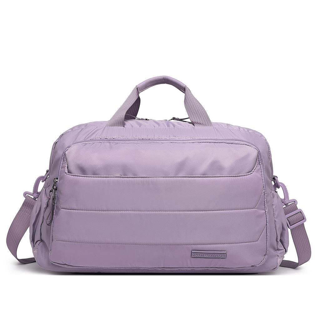 Smart Bags Yumuşak Kumaş Uniseks Spor ve Seyahat Çantası 8727 Lila