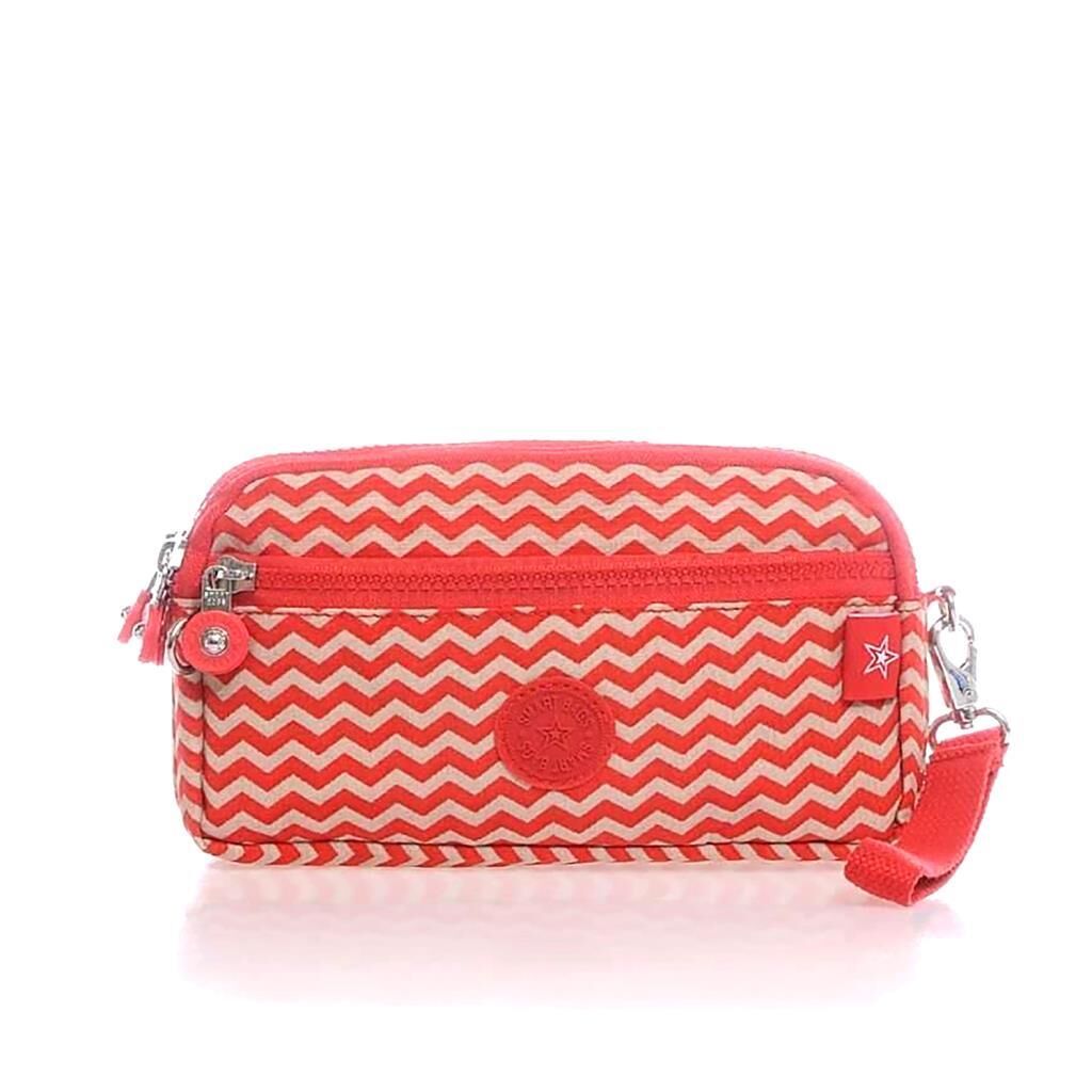 Smart Bags Mini Boy Postacı Çantası ve Cüzdanı Krinkıl Kumaş 1112 134 Kırzag