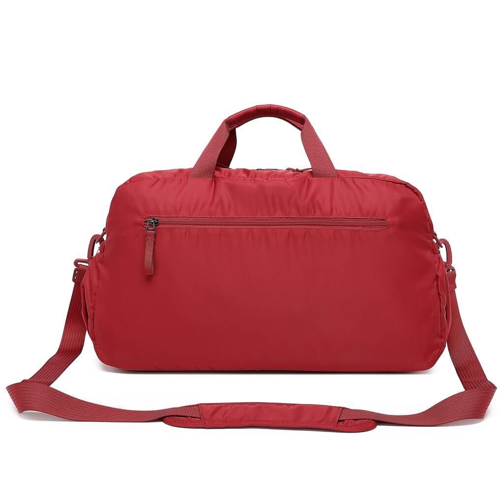 Smart Bags Yumuşak Kumaş Uniseks Spor ve Seyahat Çantası 8727 Vişne