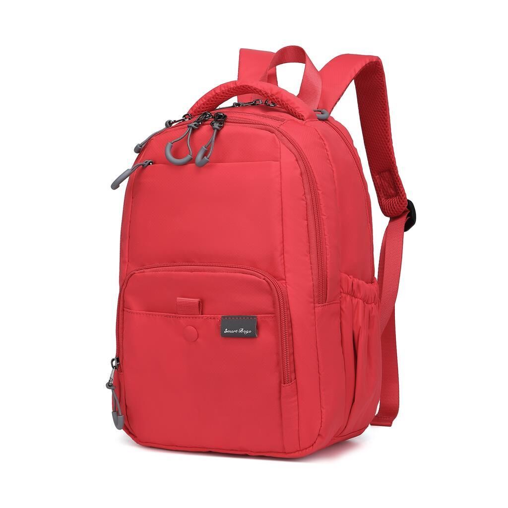 Smart Bags Ekstra Hafif Orta Boy Uniseks Sırt Çantası 3243 Kırmızı
