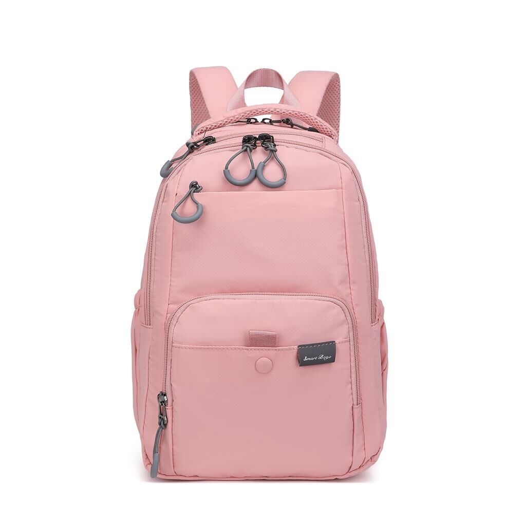 Smart Bags Ekstra Hafif Orta Boy Uniseks Sırt Çantası 3243 Pudra