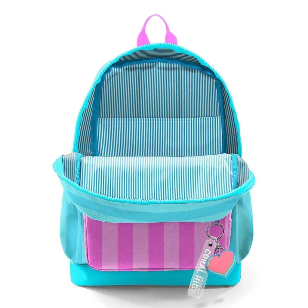 Coral High 2li Set Desenli Okul Çantası Beslenme 23771
